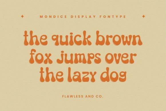 Mondice Font PNG with transparent background - Preview 4