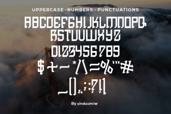 Serdadu Font PNG with transparent background - Preview 1