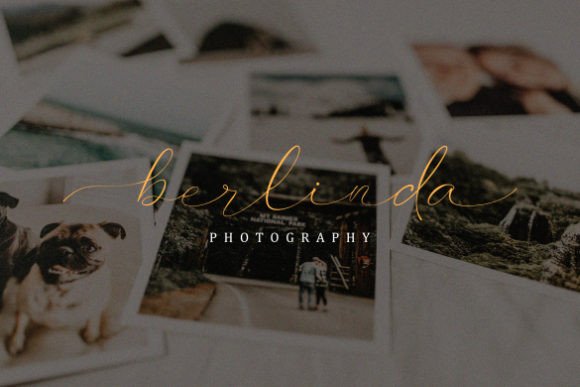 Amellia Signature Font - Preview 1