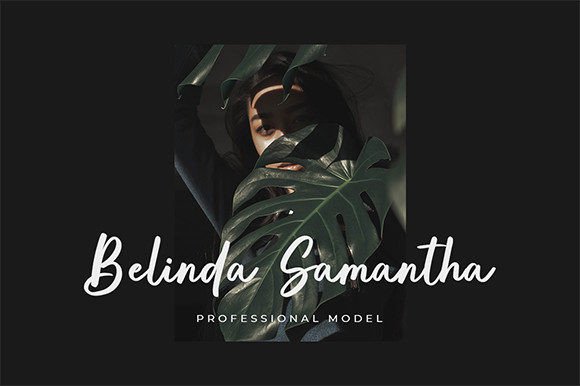 Beautiful Harmony Font PNG with transparent background - Preview 1