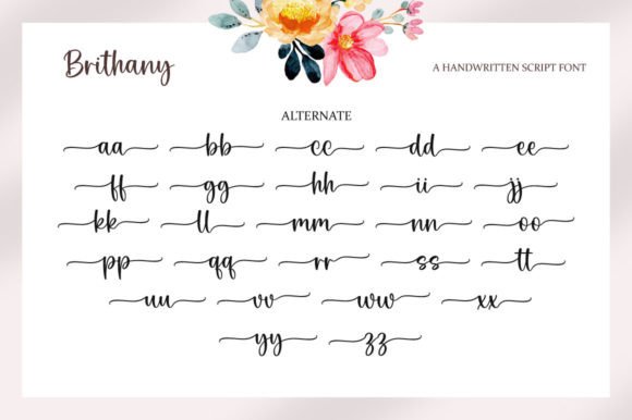 Brithany Font - Preview 6