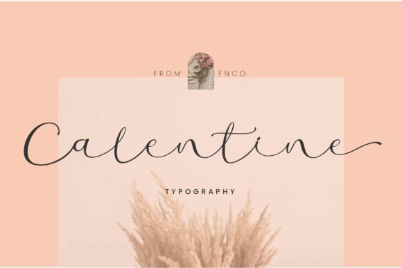 Calentine Font - Preview 1