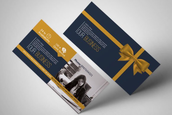Company Gift Voucher Grafik Druck-Vorlagen Von Leza Sam