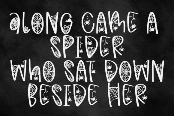 Cozy Spider Font - Preview 1