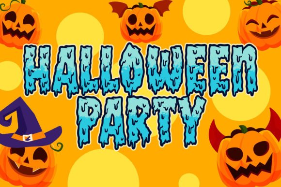 Drippy Zombie Font - Preview 4