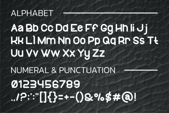 Elliptical Font - Preview 1