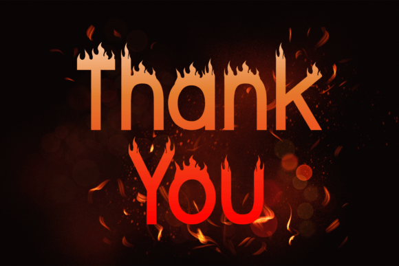 Halloween on Fire Font PNG with transparent background - Preview 6