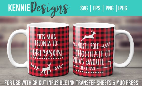 Hot Chocolate Mug Svg For Infusible Ink Graphics
