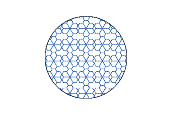 Japanese Sashiko Shape Circle