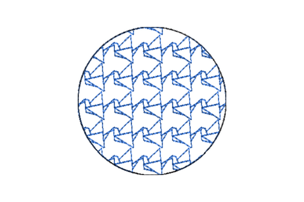 Japanese Sashiko Shape Circle