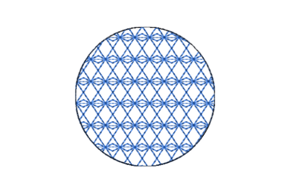 Japanese Sashiko Shape Circle