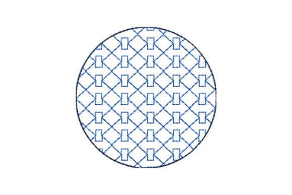 Japanese Sashiko Shape Circle