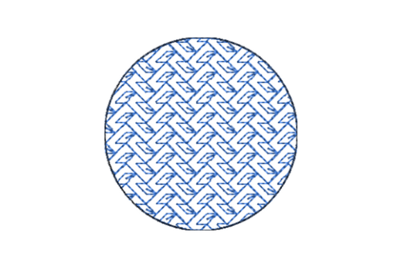 Japanese Sashiko Shape Circle