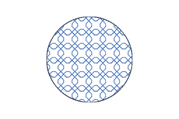 Japanese Sashiko Shape Circle