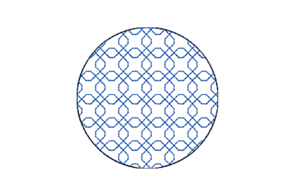 Japanese Sashiko Shape Circle
