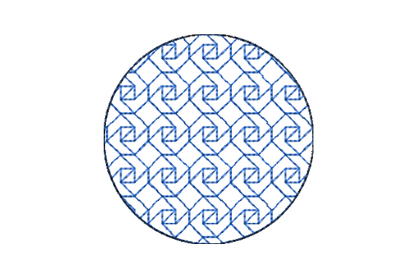 Japanese Sashiko Shape Circle