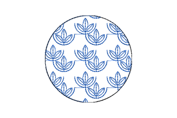 Japanese Sashiko Shape Circle