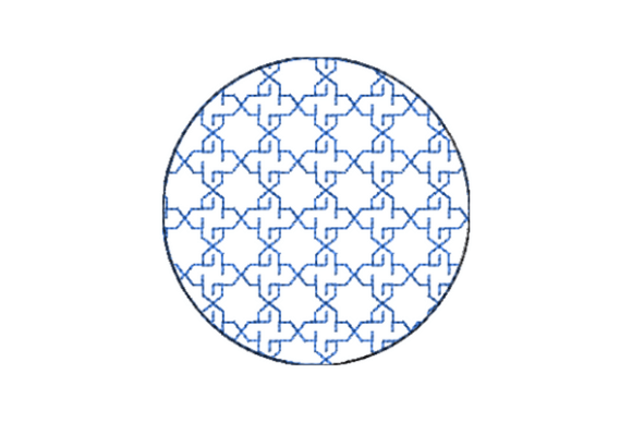 Japanese Sashiko Shape Circle