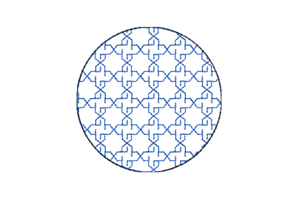 Japanese Sashiko Shape Circle