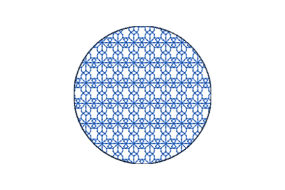 Japanese Sashiko Shape Circle