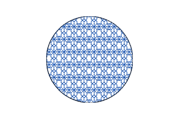 Japanese Sashiko Shape Circle