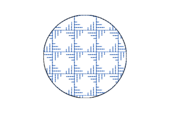 Japanese Sashiko Shape Circle