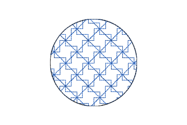 Japanese Sashiko Shape Circle