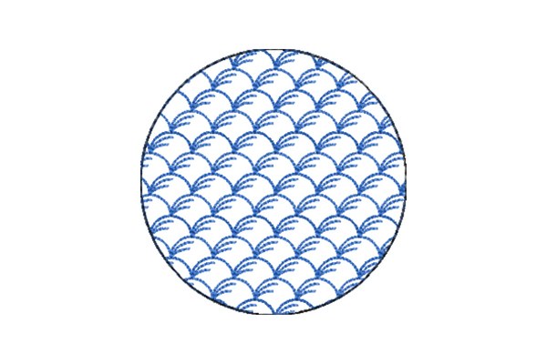 Japanese Sashiko Shape Circle