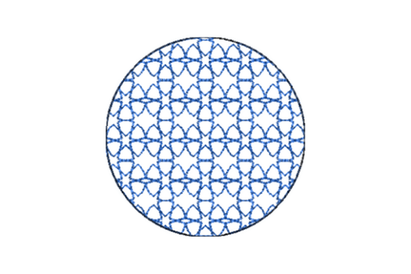 Japanese Sashiko Shape Circle
