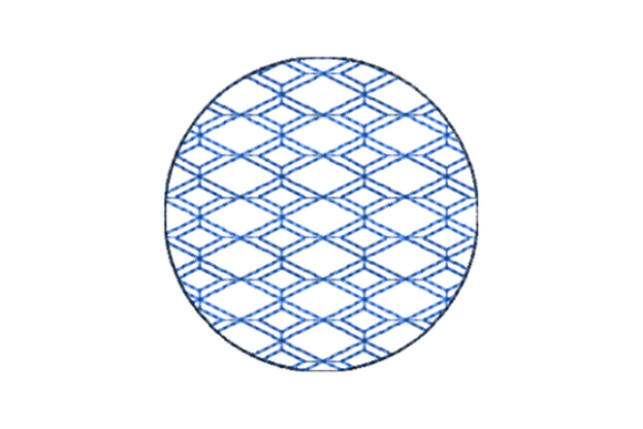 Japanese Sashiko Shape Circle