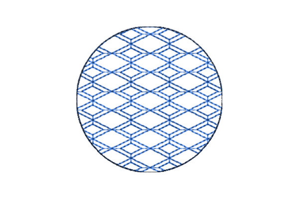 Japanese Sashiko Shape Circle
