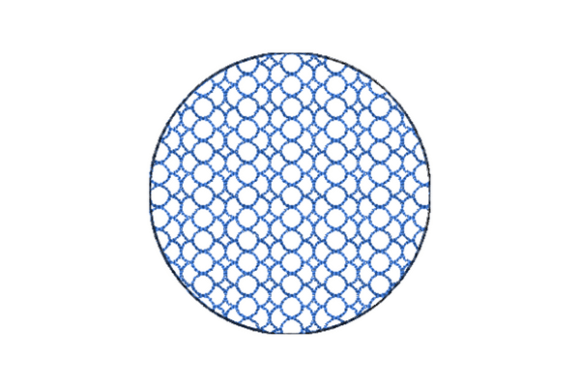 Japanese Sashiko Shape Circle