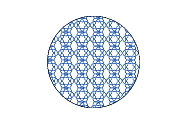 Japanese Sashiko Shape Circle