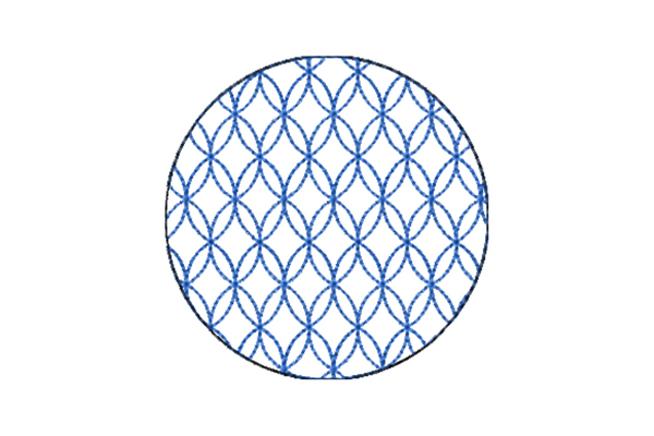 Japanese Sashiko Shape Circle