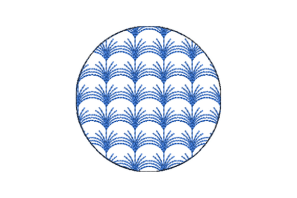 Japanese Sashiko Shape Circle