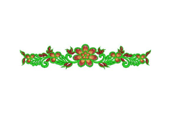 Leaves & a Flower Border