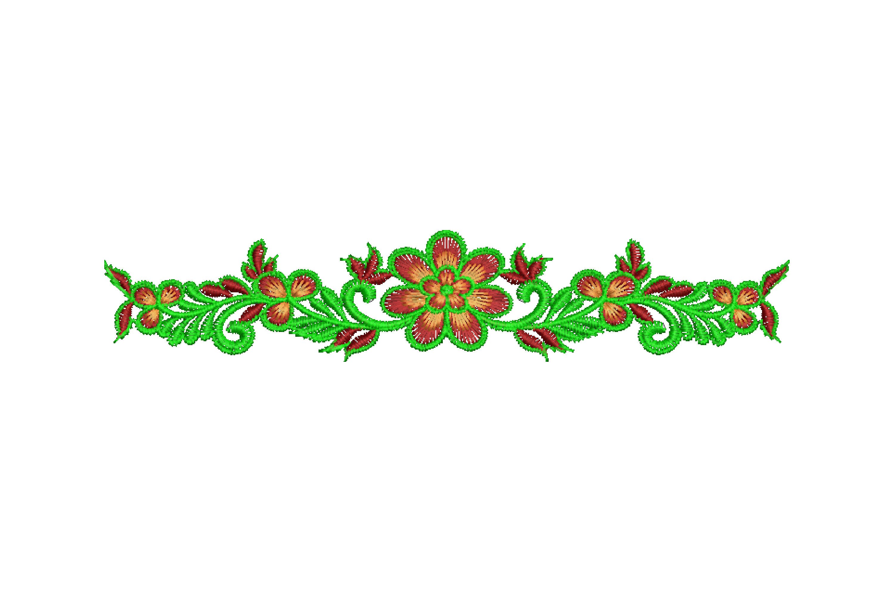 Leaves & a Flower Border