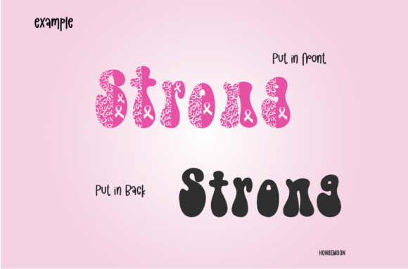 Leopard Cancer Font PNG with transparent background - Preview 4