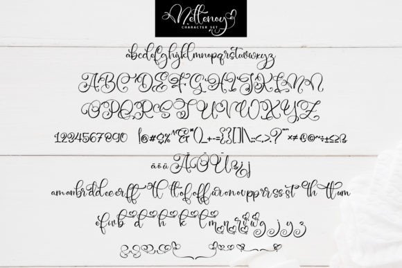 Mellenoy Font PNG with transparent background - Preview 4