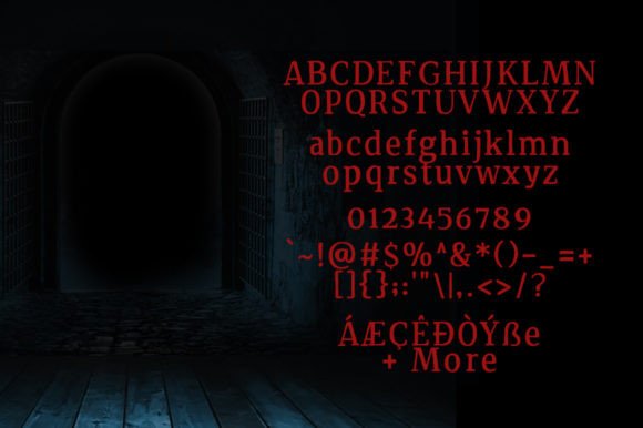 Mystic Gate Font PNG with transparent background - Preview 5
