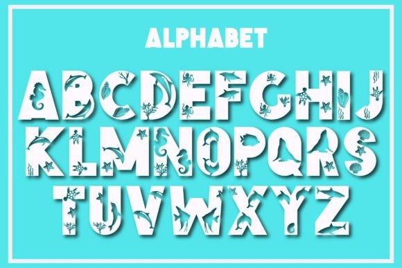 Ocean Wold Font font preview - 1