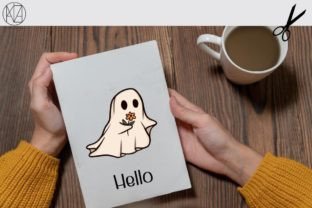 Retro Ghost Halloween, Sublimation, PNG Graphic by Momixzaa · Creative ...