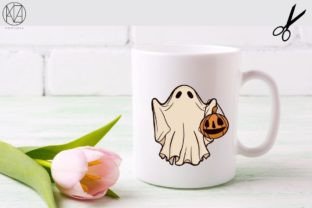 Retro Ghost Halloween, Sublimation, PNG Graphic by Momixzaa · Creative ...