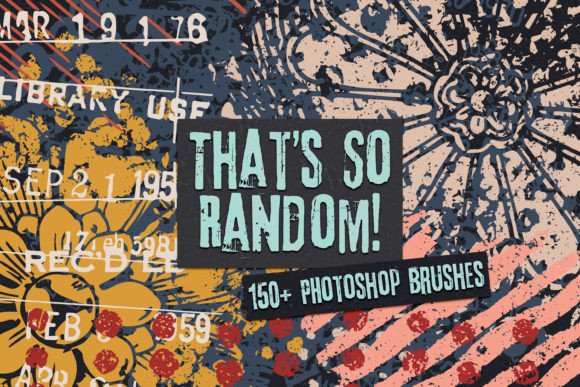 That's so Random! Photoshop Brush Set Grafika Pędzle Przez HG Designs