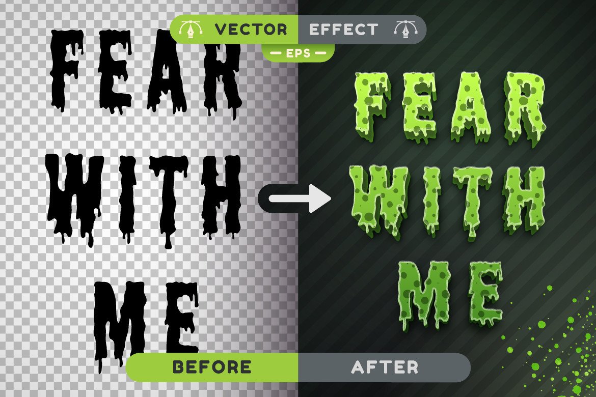 Zombie Editable Text Effect, Font Style Graphic by rwgusev · Creative ...