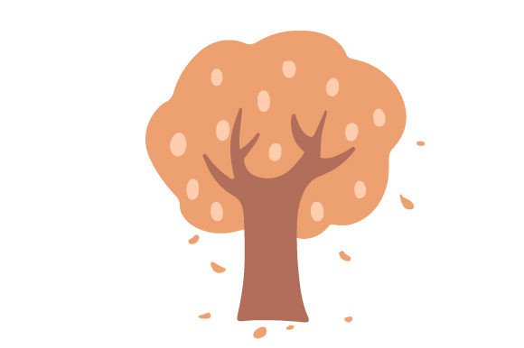 Autumn Leaves Falling from the Tree