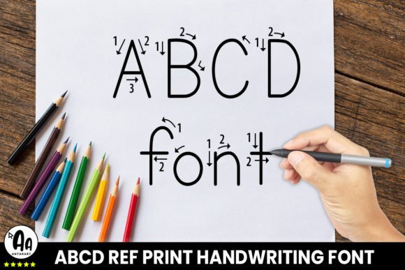 Abcd Ref Arrows Font - Preview 1