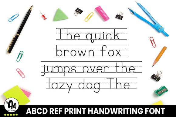 Abcd Ref Lined2 Font PNG with transparent background - Preview 2