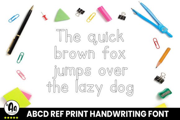 Abcd Ref Stones Font - Preview 3