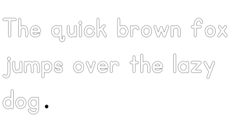 Abcd Ref Outlined Font by AntarArt · Creative Fabrica